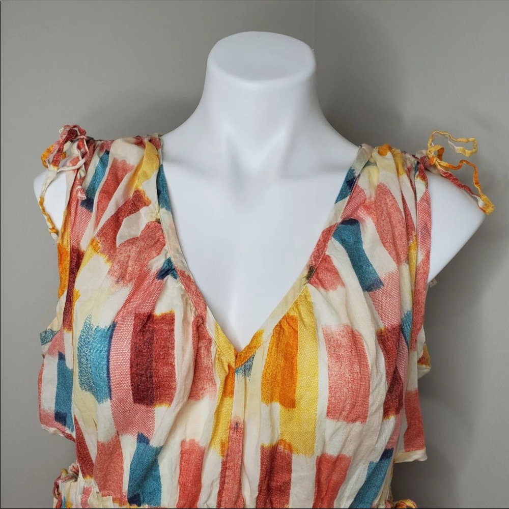 SOLD Anthropologie Lilac Painters Sides Dress - Picture 7 of 8